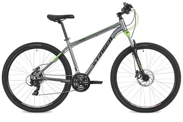 Велосипед горный Stinger Graphite Evo 29" 20" 21 ск. серый 29AHD.GRAPHEVO.20GR9 