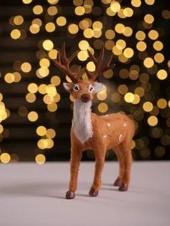 Олень 25x17 см коричневый 0627-38 фото 2 Олень 25x17 см коричневый 0627-38 фото 2