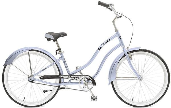 Велосипед круизёр Stinger Cruiser 26" 16" 1 ск. синий 26AHC.CRUISERL.16BL8 2018
