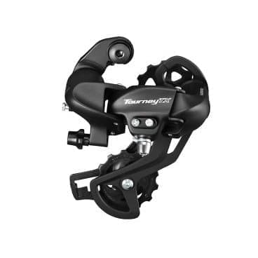 Переключатель задний Shimano Tourney TX800, 7/8 скоростей, на адаптер (петух), средняя, 43T  пусто