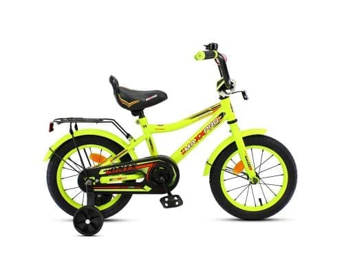 Велосипед детский  MAXXPRO ONIX 18" 10,5" желто-красный ONIX-18-2 (2020) 