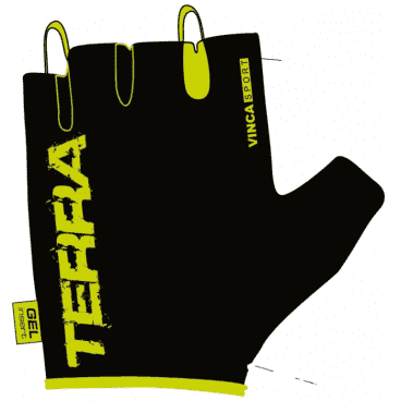 Велоперчатки Vinca sport NEW TERRA L черные VG 837 New Terra (L)