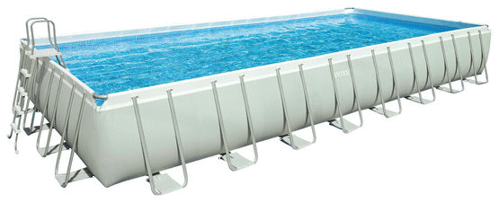 Бассейн каркасный Intex Ultra Frame Rectangular Pool 975х488х132см, арт. 26372