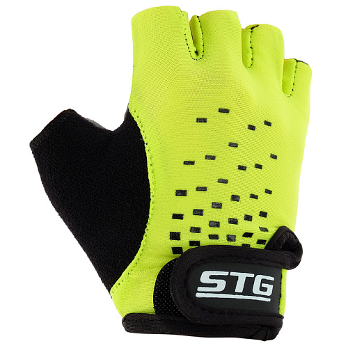 													Велоперчатки STG AL-03-511 XS зелено-черные Х74367-ХС фото 6