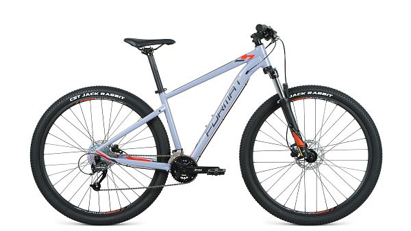 Велосипед горный FORMAT 1413 29" XL 18 (2x9) ск. серый матовый RBKM1M39E020 2021