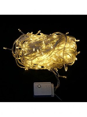  9 м м, белый теплый 100 LED, , провод , К130-105