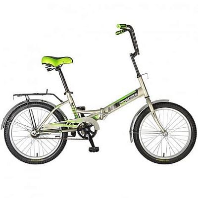 Велосипед городской складной Novatrack  20"  1 ск. серый 20FTG301.GR7 