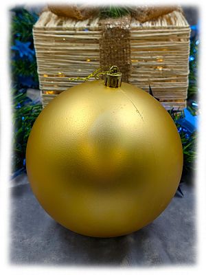 Шар 12 см 1 шт золотой 120MP01-01G