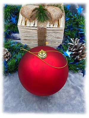 Шар 15 см 1 шт красный 150MP01-01R