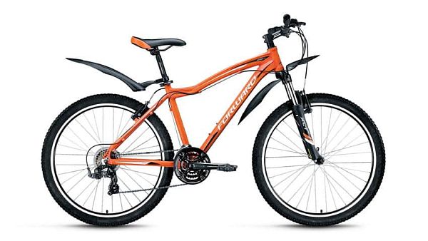 Велосипед горный FORWARD Hesper 1.0 26" 19" 21 ск. оранжевый матовый FORWARD Hesper 1.0 19" оранжевы
