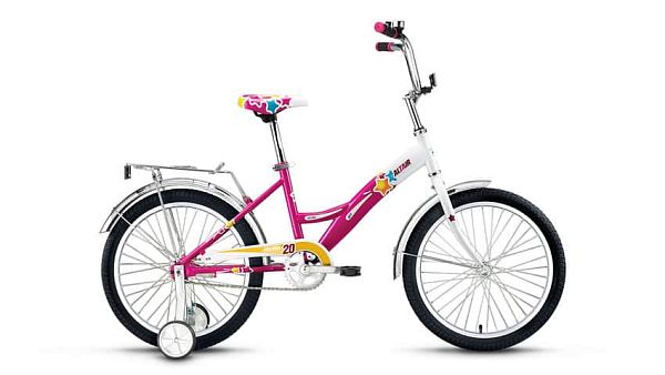 Велосипед детский ALTAIR City girl 20" 13" 1 ск. розовый глянцевый ALTAIR City girl 20 13" розовый 