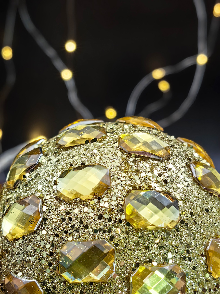 Набор шаров 8 см 3 шт золото 165727 фото 3 Набор шаров 8 см 3 шт золото 165727 фото 3