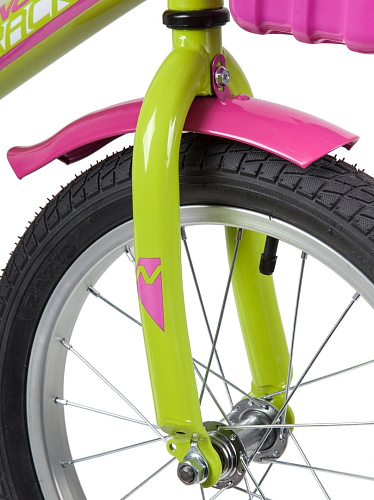 													Велосипед детский  Novatrack TWIST 16" 9" зеленый/розовый 161TWIST.GNP20 2020 фото 4