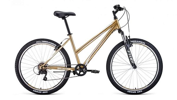 Велосипед горный FORWARD IRIS 26 1.0 26" 17" золотой RBKW1M166005 2021
