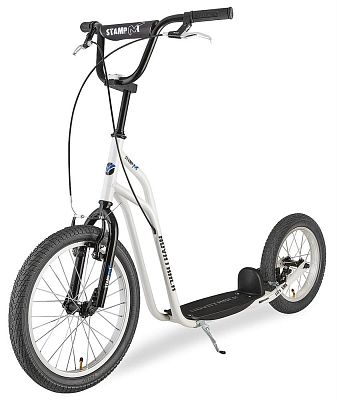 Самокат Внедорожный Novatrack City Line белый  18STAMPN1.CL.WT8 Самокат Внедорожный Novatrack City Line белый  18STAMPN1.CL.WT8