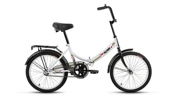 Велосипед городской складной ALTAIR City 20" 14" 1 ск. белый глянцевый ALTAIR City 20 14" белый 