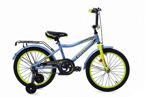 													Велосипед детский  MAXXPRO ONIX 18" 10,5" голубой-салатовый ONIX-M18-4 (2020)  фото 2