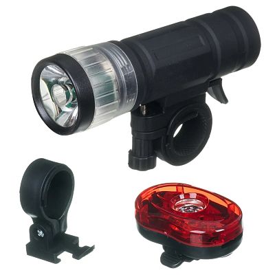 Комплект фонарей STG BC-ST9041W белый/красный, 1/3 диода , 1/2 режима, тип 3xAAA/2xAAA  X98588