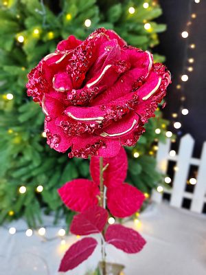 Цветок красный d  см 2016018R