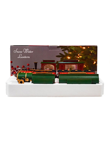													Новогодний фонарик музыкальный Поезд Деда Мороза 20х48 см Р-5171/CMR2121 фото 6