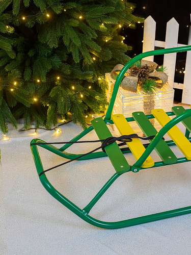 Санки детские Ветерок 1 зеленый 5501510/В5/32 фото 2 Санки детские Ветерок 1 зеленый 5501510/В5/32 фото 2