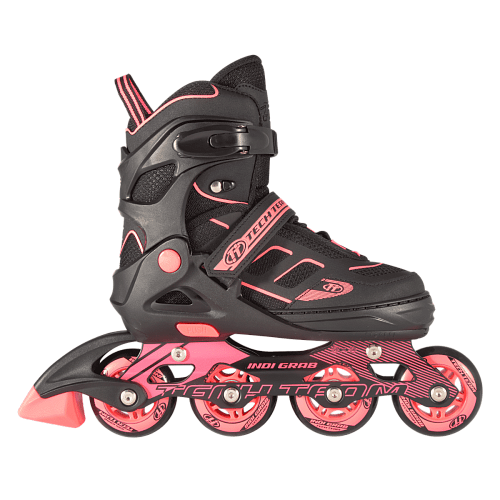 													Роликовые коньки Tech Team Indi Grab, 35-38 Black - Pink, , 00010972