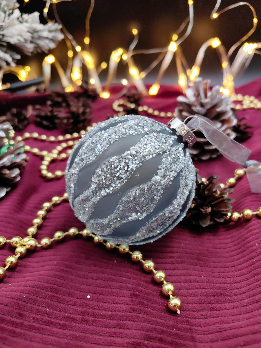 Шар туманный 8 см, стекло Merry Green MG24207 фото 3 Шар туманный 8 см, стекло Merry Green MG24207 фото 3