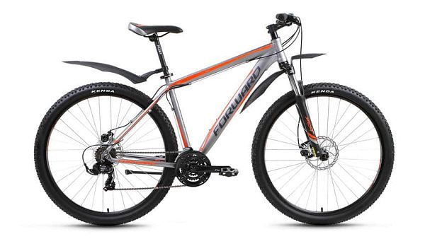 Велосипед горный FORWARD Next 2.0 29 disc 29" 17" 21 ск. серый матовый FORWARD Next 2.0 29 disc 17" 