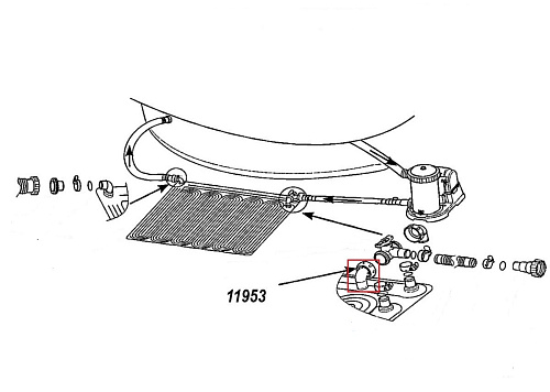 													Угловой соединитель для солнечных обогревателей 11953 фото 2