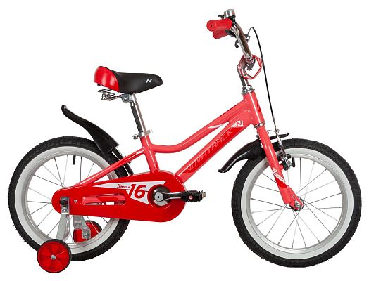 Велосипед детский Novatrack NOVARA 16" 9,5" 1 ск. Коралловый 165ANOVARA.CRL22 2022