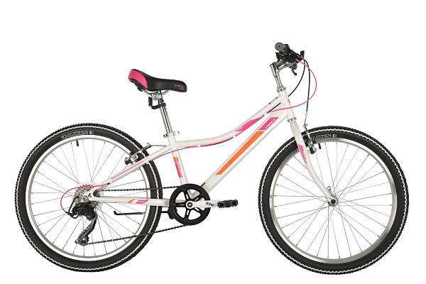 Велосипед горный Novatrack JASMINE 24" 12" 6 ск. белый 24SH6SV.JASMINE.12WT21 