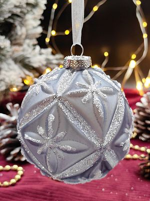 Шар туманный 10 см, стекло Merry Green MG24200