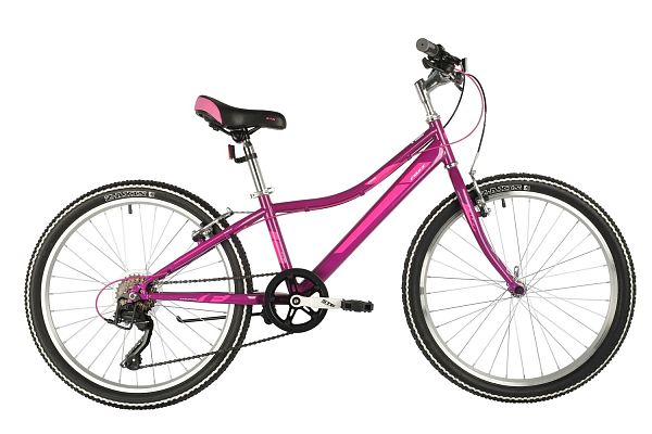 Велосипед горный  Novatrack JASMINE 24" 12" фиолетовый 24SH6SV.JASMINE.12VL21 