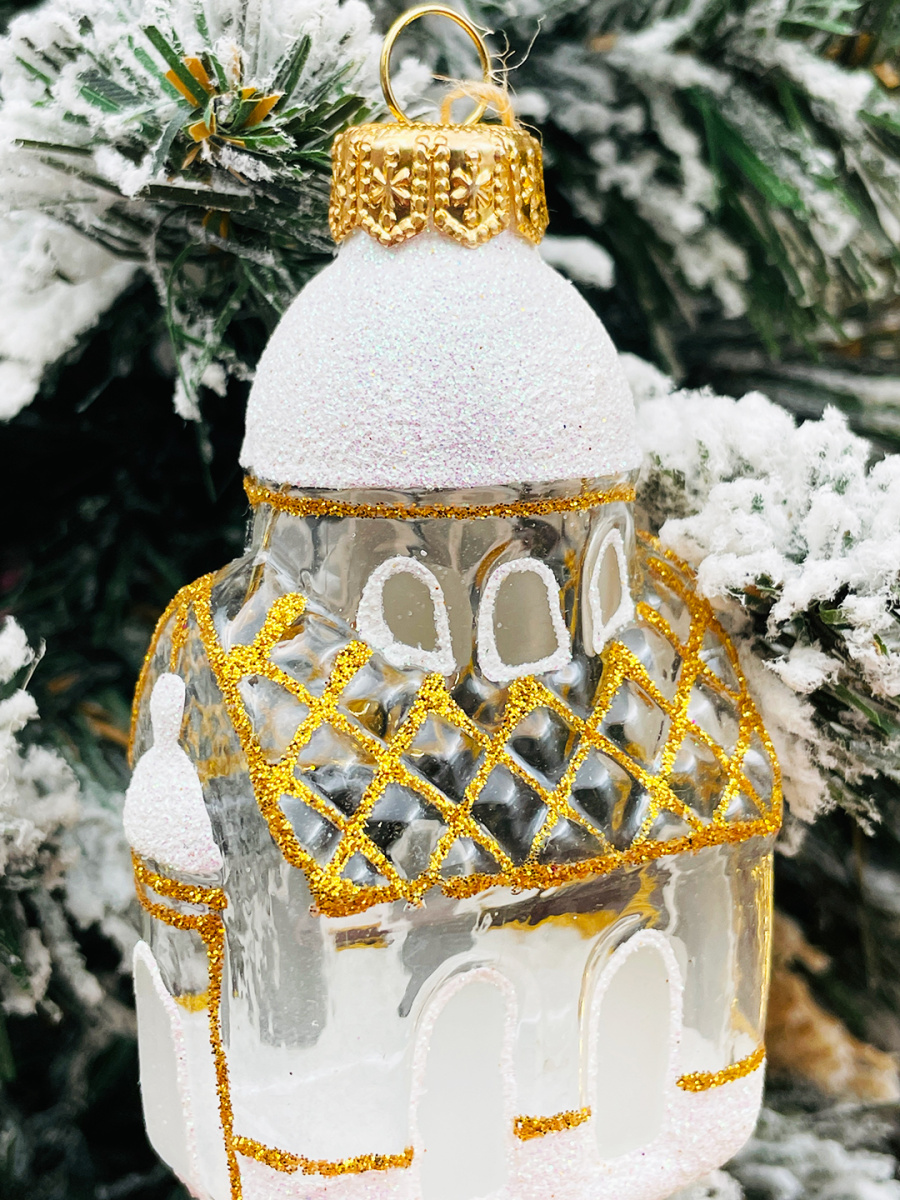 Елочная игрушка Собор см, стекло // собор фото 4 Елочная игрушка Собор см, стекло // собор фото 4