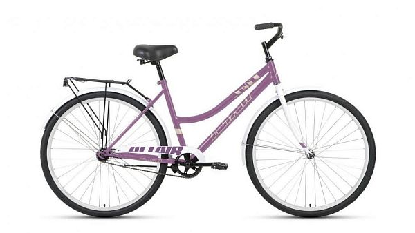 Велосипед городской дорожный ALTAIR City 28 low 28"/700c 19" 1 ск. фиолетовый/белый RBKT1YN81012 202