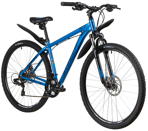 													Велосипед горный Stinger ELEMENT EVO 29" 22"  ск. синий 29AHD.ELEMEVO.22BL0 2020 фото 2