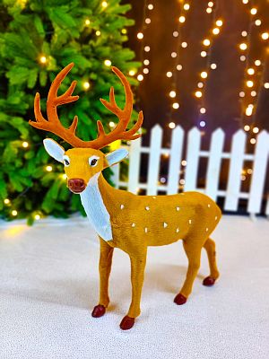 Олень 50х40 см коричневый 0627-43