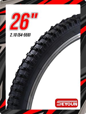 Велопокрышка SEYOUN 26"x2.10 (54-559) SY-B003  черный RTRR26210003