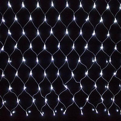 Светодиодная гирлянда сетка 192 LED LED 2х2,5 м белый K130-156 Светодиодная гирлянда сетка 192 LED LED 2х2,5 м белый K130-156