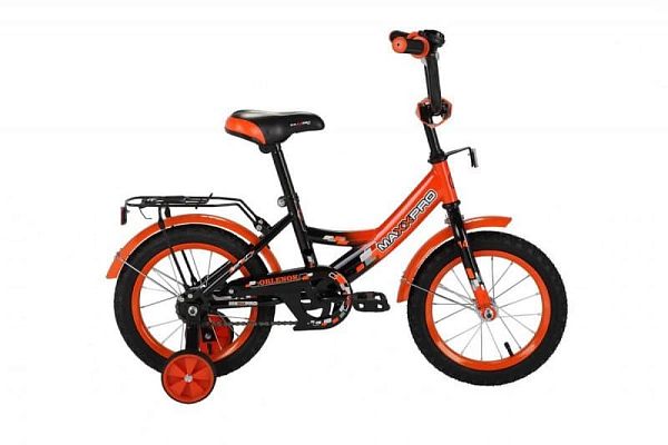 Велосипед детский MAXXPRO SPORT 14"  черно-оранжевый SPORT-14-6 (19) 