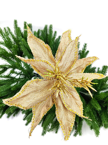 													Цветок золото d 29 см 9918303G фото 3