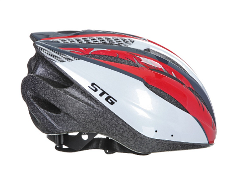 													Шлем STG MB20-1 L (58-61) см белый/красный/черный X66760 фото 2