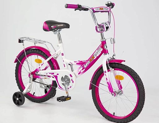 Велосипед детский MAXXPRO MAXXPRO-N20-1 18" 10,5" розово-белый MAXXPRO-18-5 (19) 