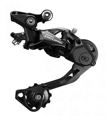 Переключатель задний Shimano Deore M6000, 10 скоростей, на адаптер (петух), средняя, 43T  31012226