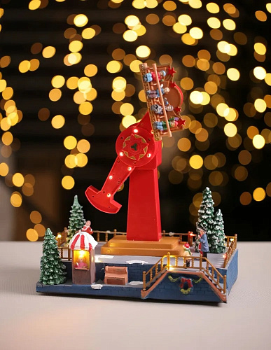 Новогодняя композиция 28х16х26 см MG0627-02 фото 4 Новогодняя композиция 28х16х26 см MG0627-02 фото 4