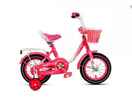 Велосипед детский MAXXPRO SOFIA 12"  бело-розовый SOFIA-12-5 