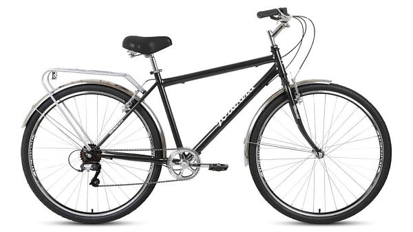 Велосипед городской  FORWARD Dortmund 28 2.0 28"/700c 19" черный/серебро  2020
