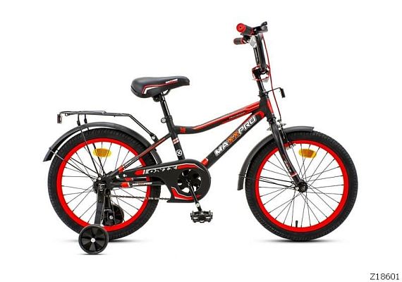 Велосипед детский MAXXPRO ONIX 18" 10,5" матовый черно-красный ONIX-18-1 (19) 