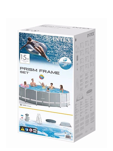 Бассейн каркасный Intex Prism Frame 457x122 см, арт. 26726 фото 10 Бассейн каркасный Intex Prism Frame 457x122 см, арт. 26726 фото 10