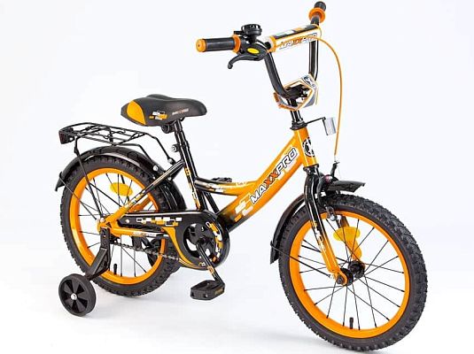 Велосипед детский MAXXPRO MAXXPRO-N20-1 16"  оранжевый, черный MAXXPRO-16-3 (2020) 